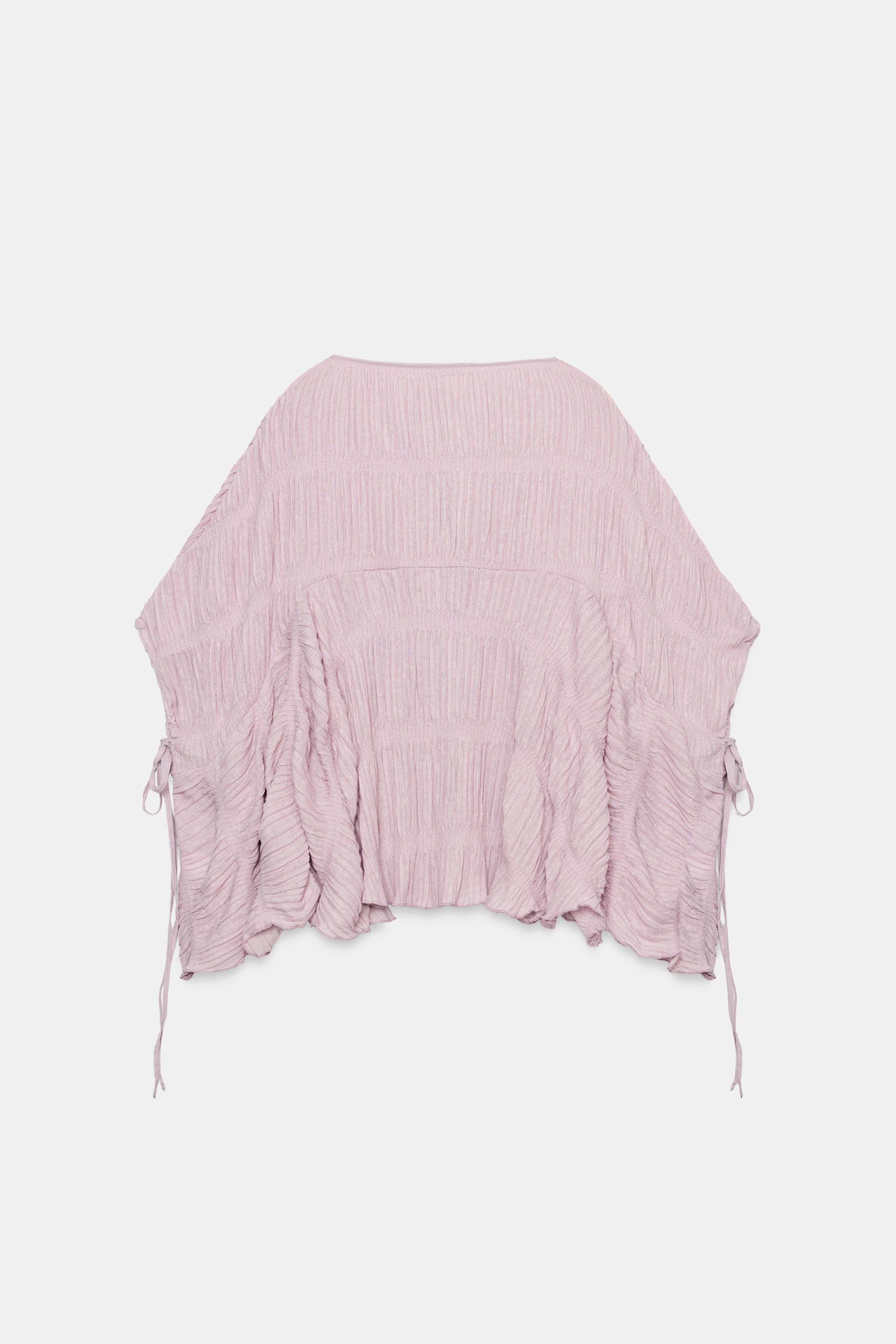 TEXTURED CAPE TOP